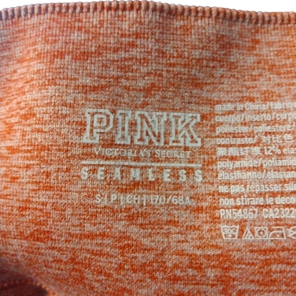PINK Victoria Secret Seamless High Waist Stretch Contour Back Full  Leggings S - Picture 3 of 8